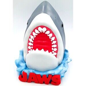 Jaws Shark 9"×8" Coin Bank Pvc Figure Piggy Bank Monogram Universal Studios New
